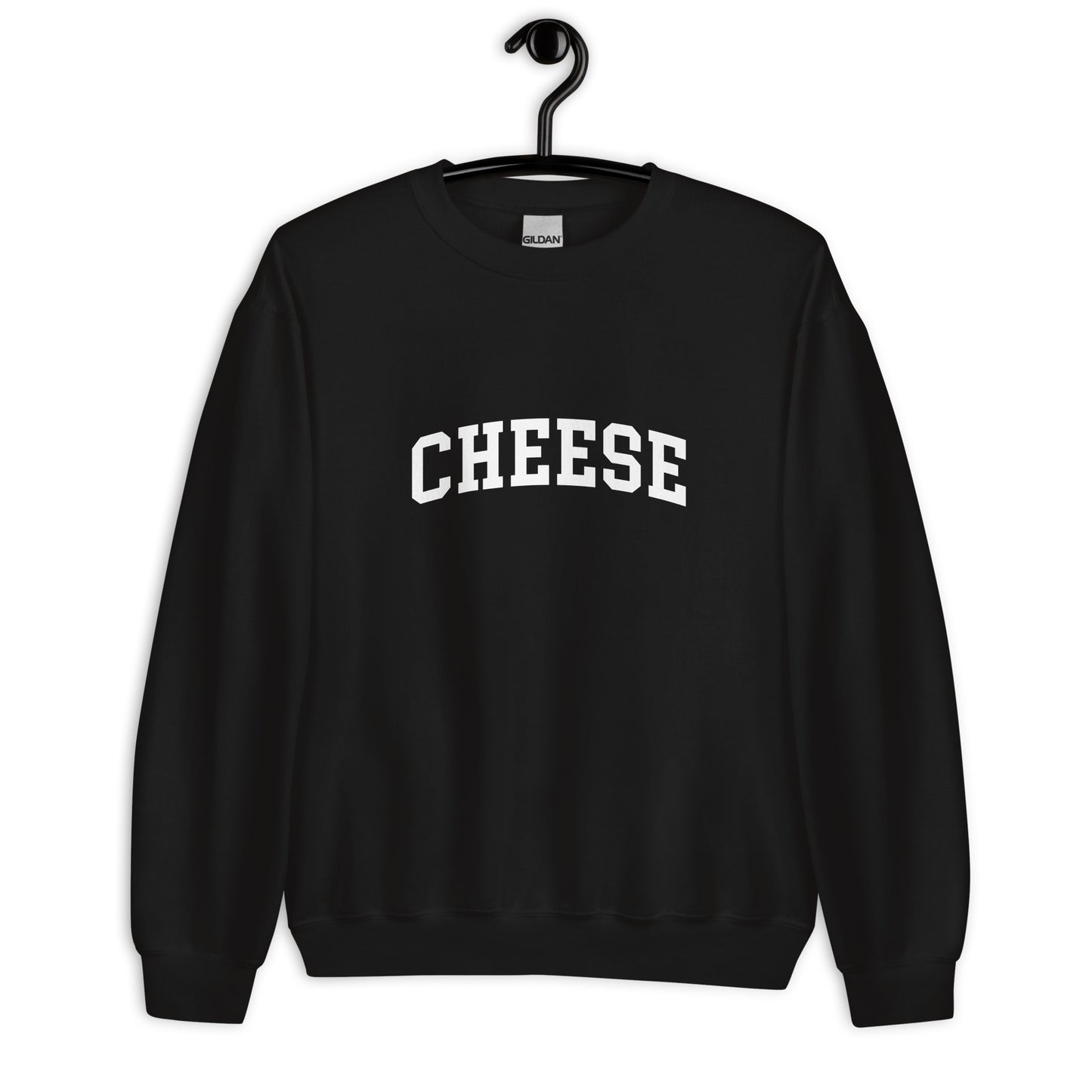 Cheese Sweatshirt - Arched Font