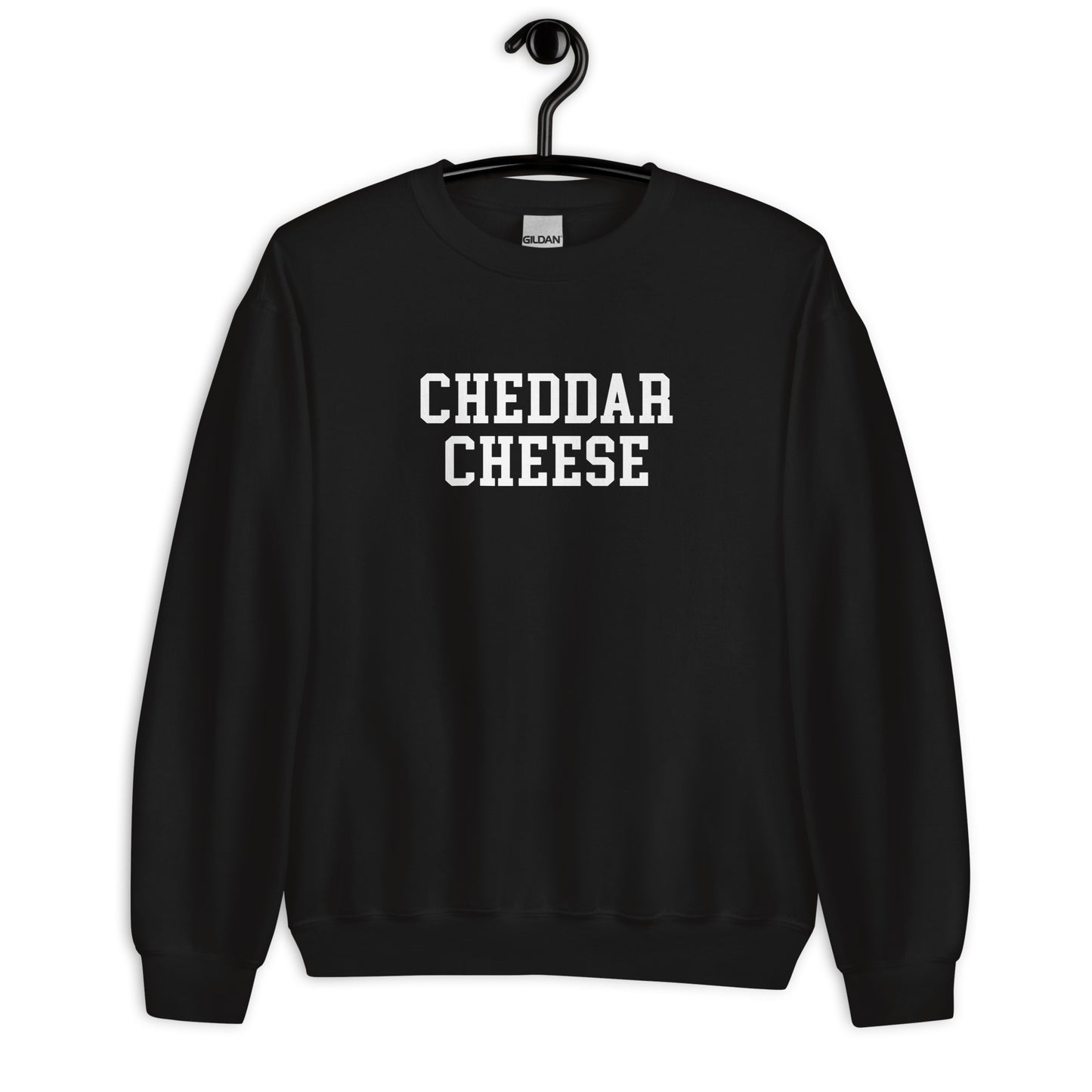 Cheddar Cheese Sweatshirt - Straight Font