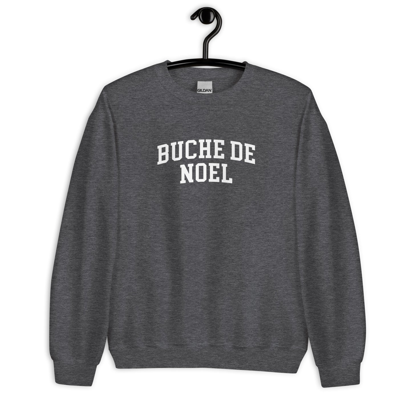 Buche De Noel Sweatshirt - Arched Font