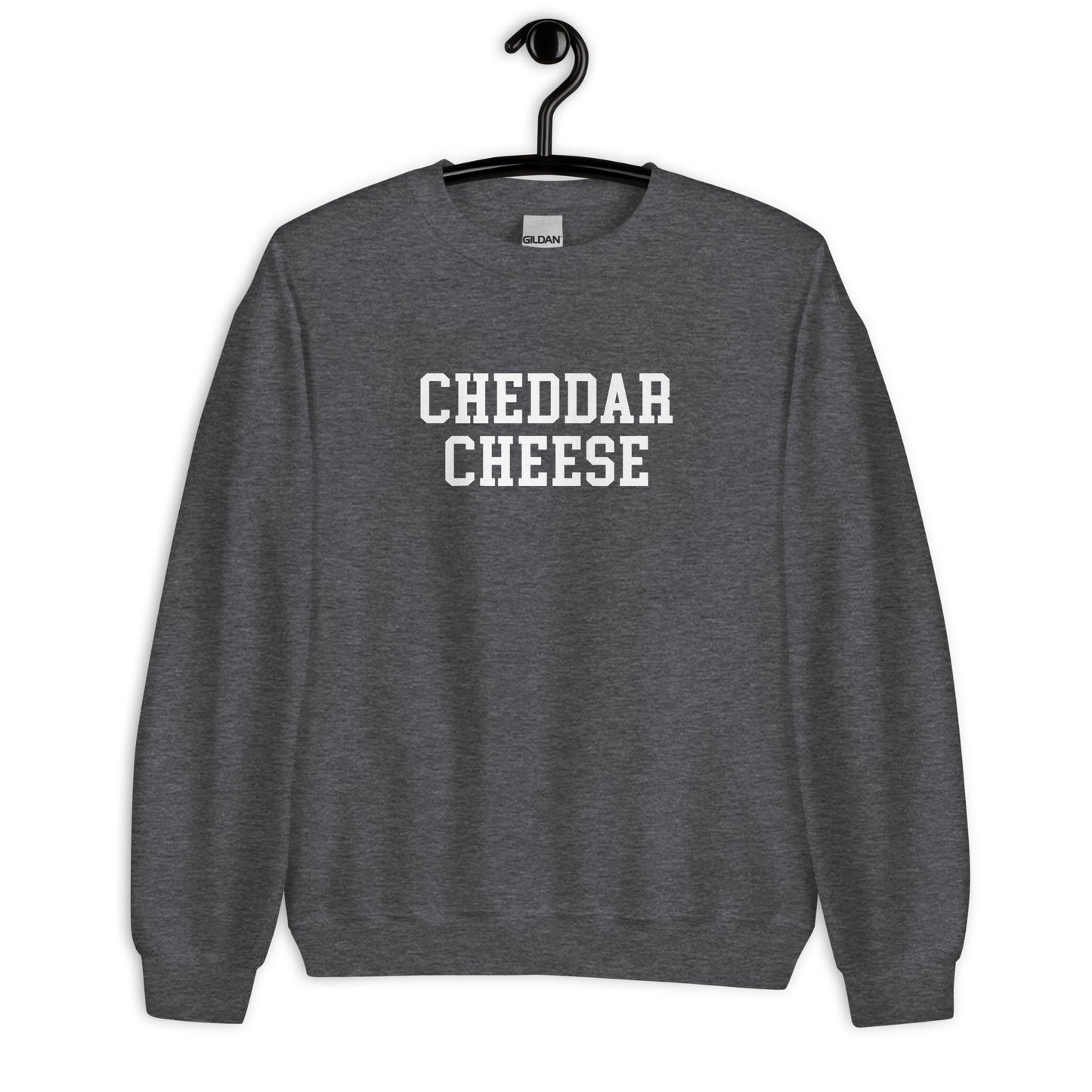 Cheddar Cheese Sweatshirt - Straight Font