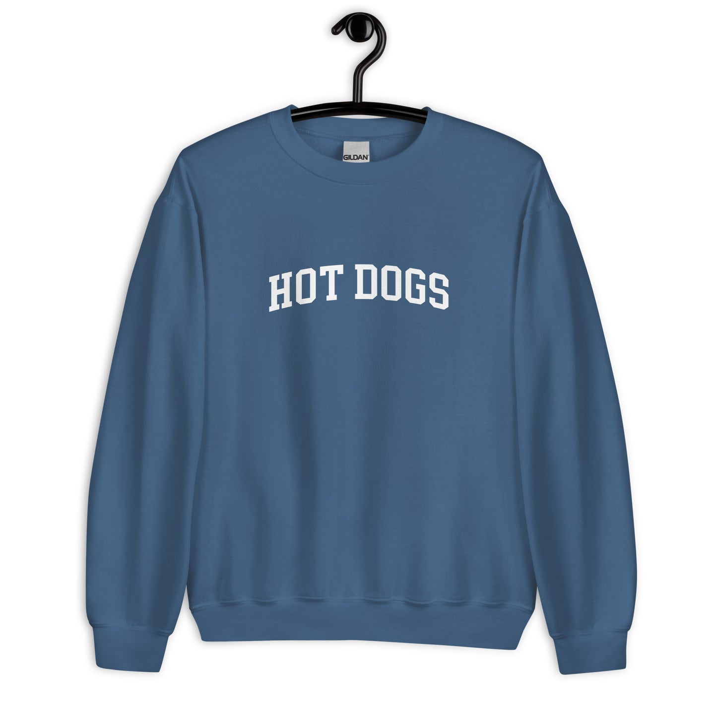 Hot Dogs Sweatshirt - Arched Font