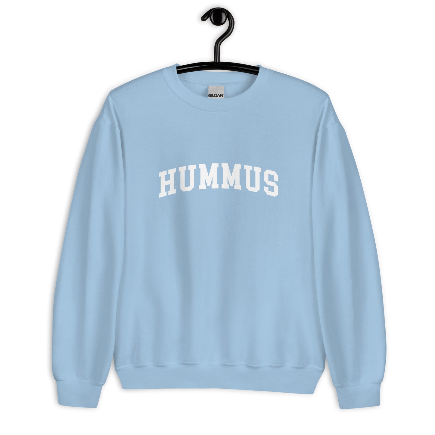 Hummus Sweatshirt - Arched Font