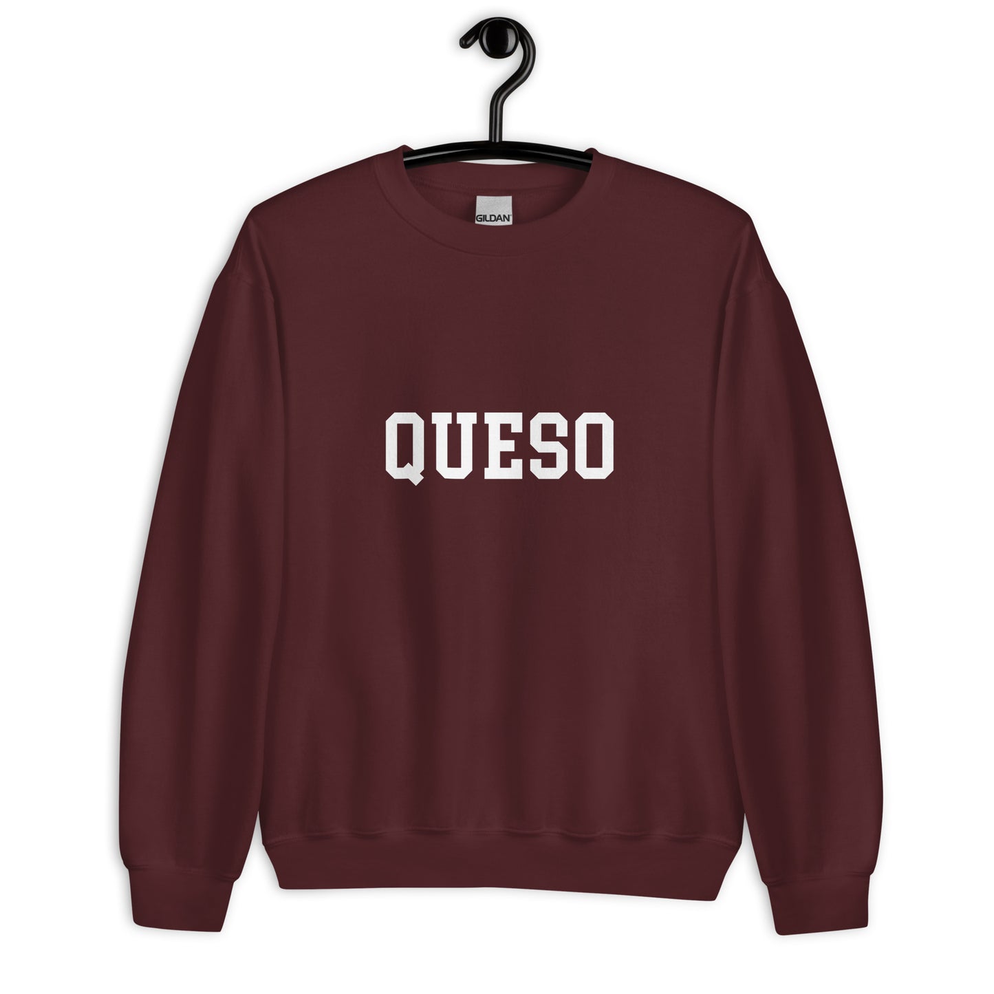 Queso Sweatshirt - Straight Font