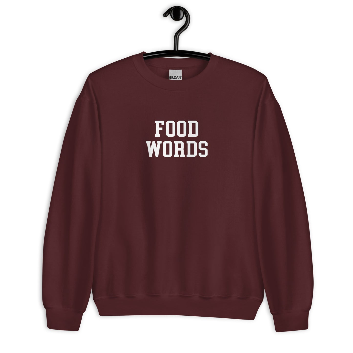 Food Words Sweatshirt - Straight Font