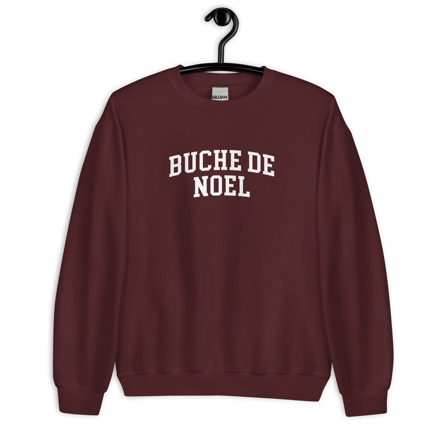 Buche De Noel Sweatshirt - Arched Font