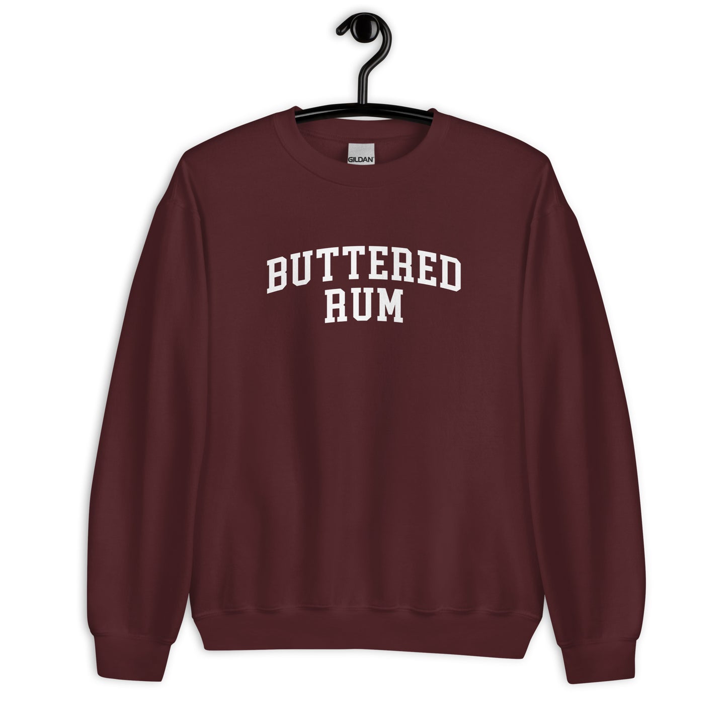 Buttered Rum Sweatshirt - Arched Font