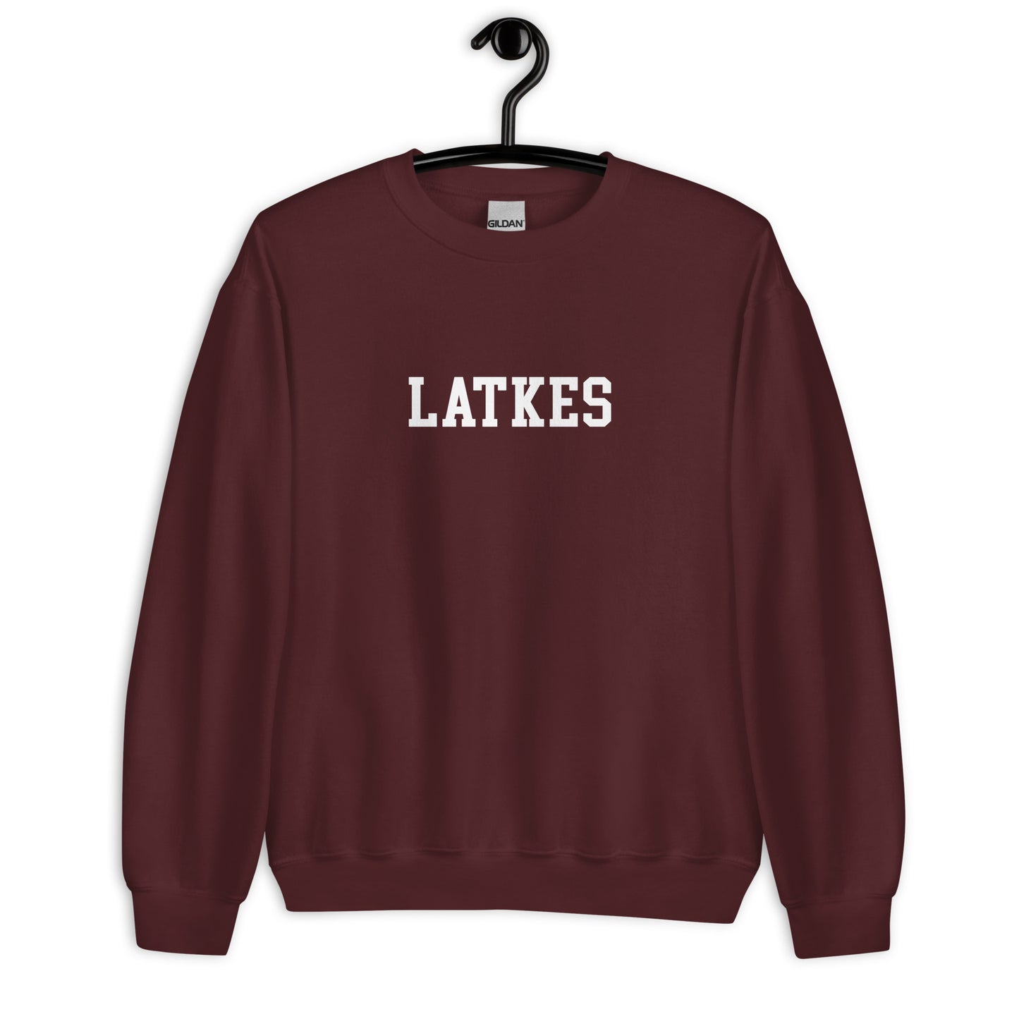Latkes Sweatshirt - Straight Font