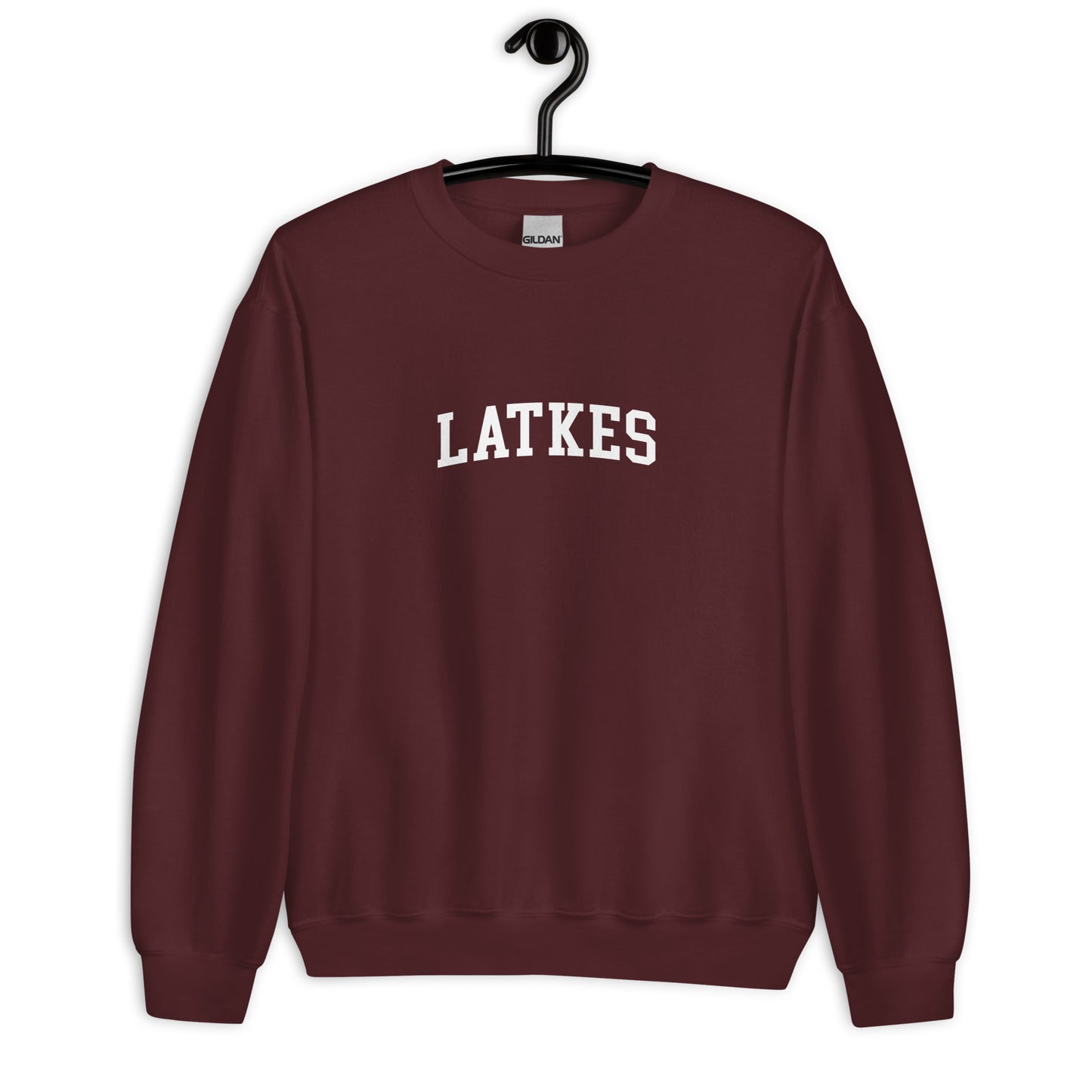 Latkes Sweatshirt - Arched Font