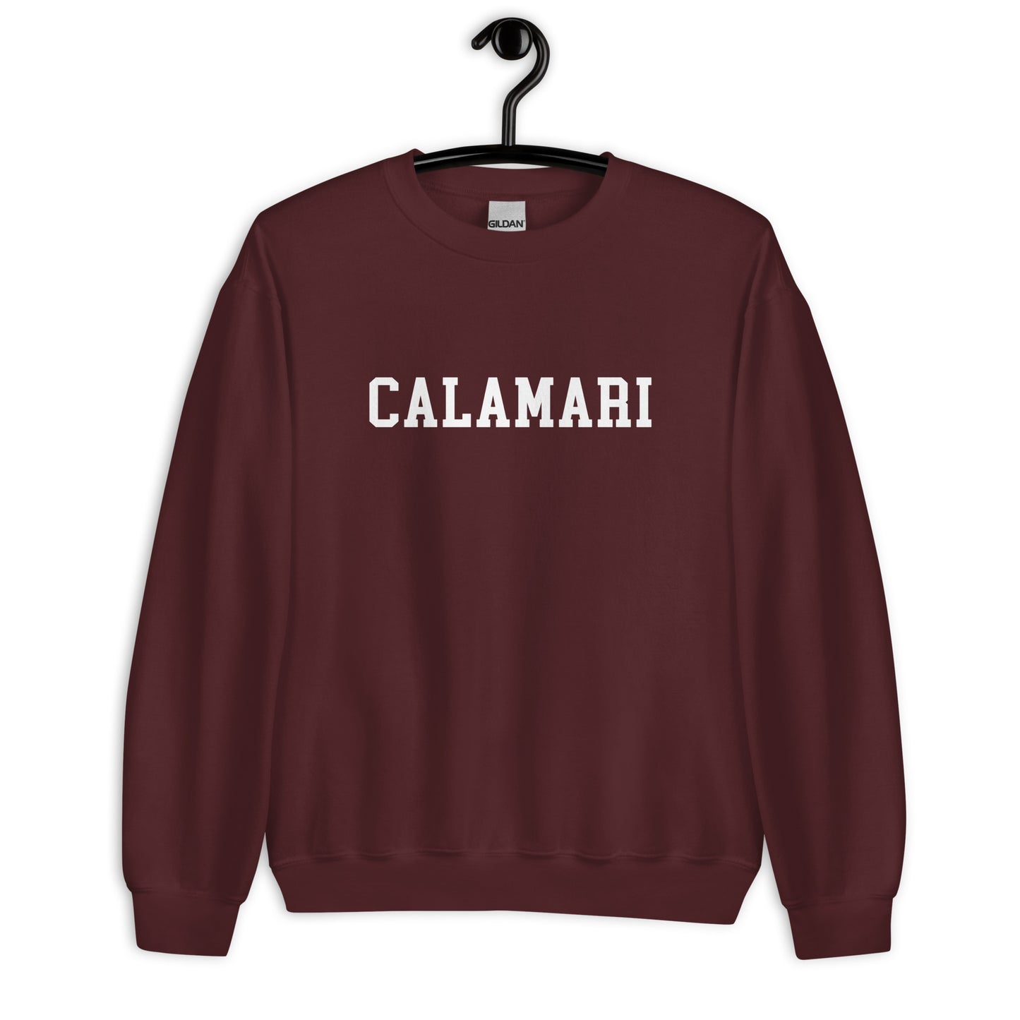 Calamari Sweatshirt - Straight Font