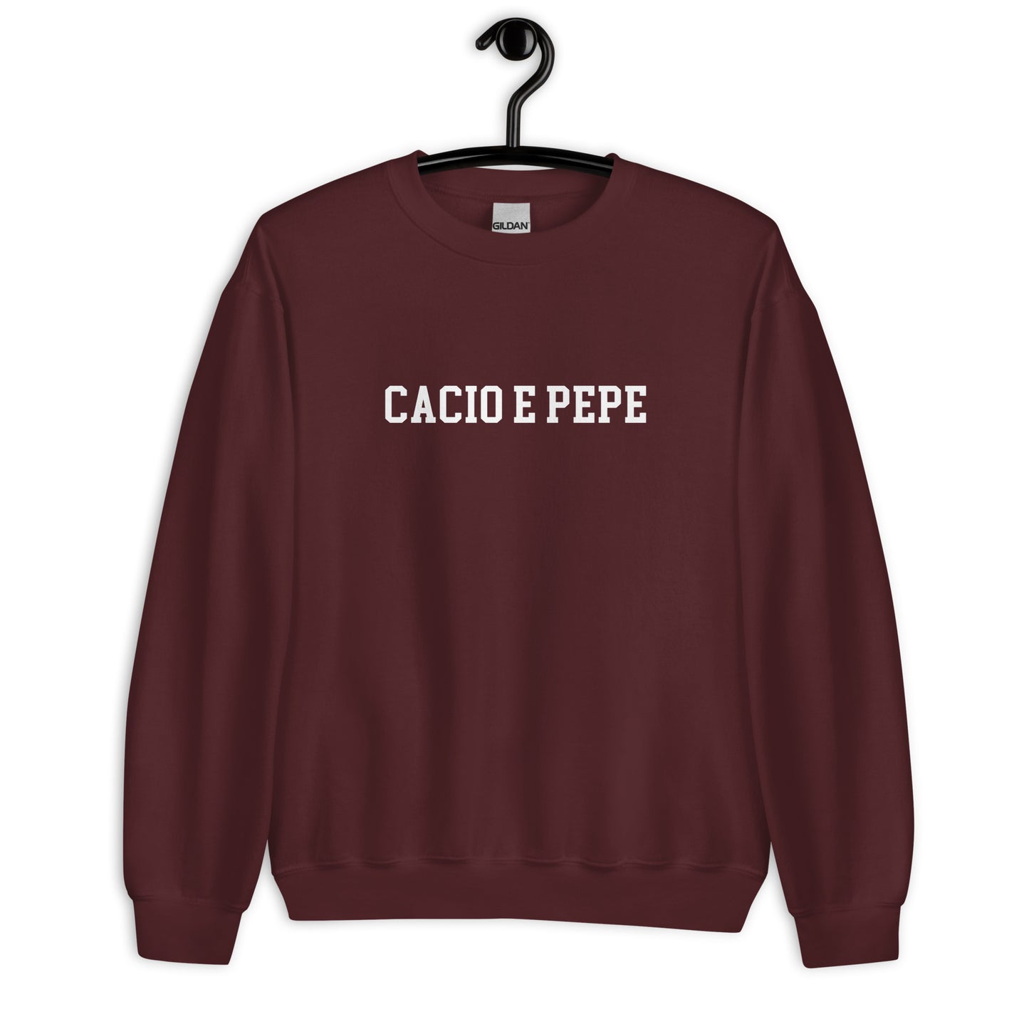 Cacio E Pepe Sweatshirt - Straight Font