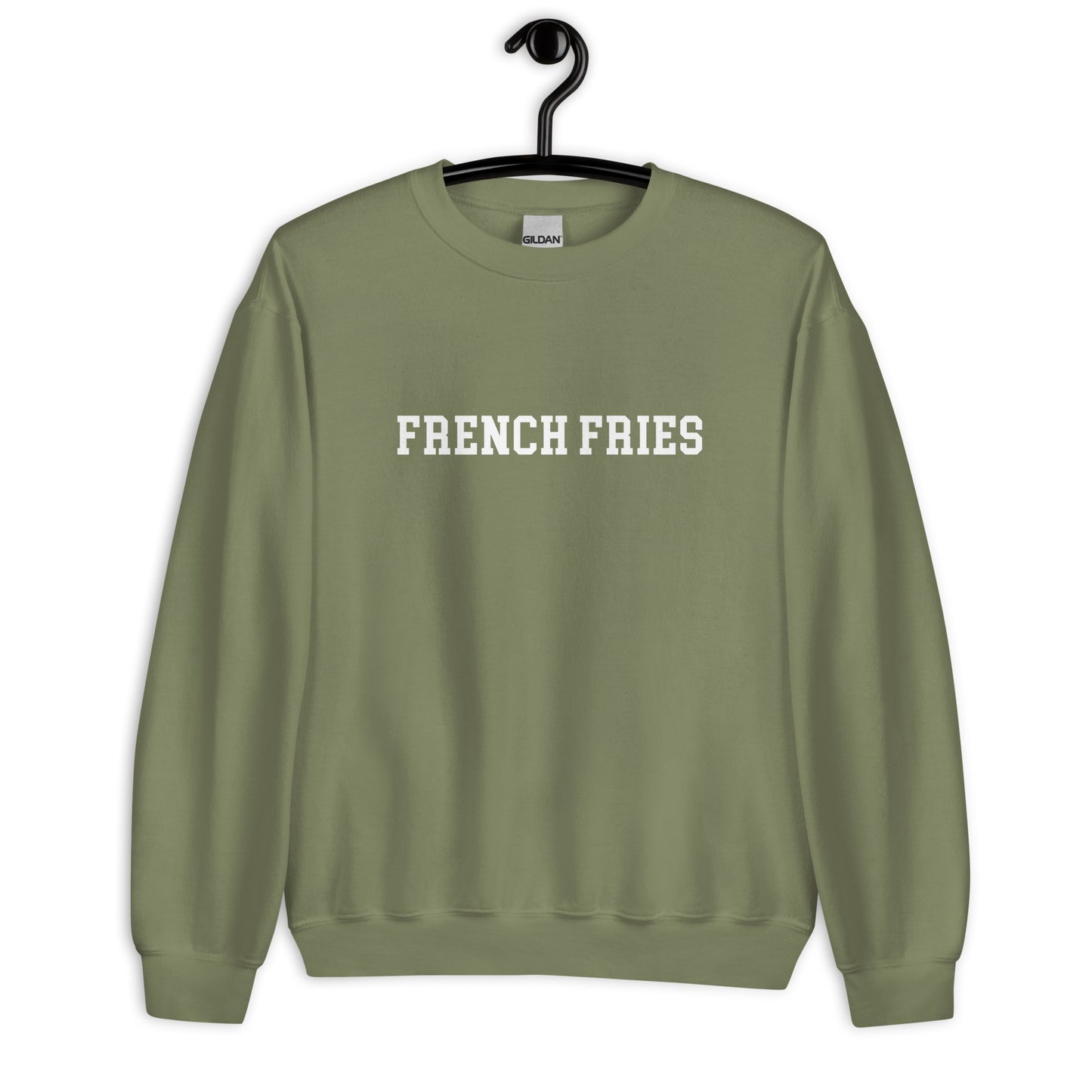 French Fries Sweatshirt - Straight Font