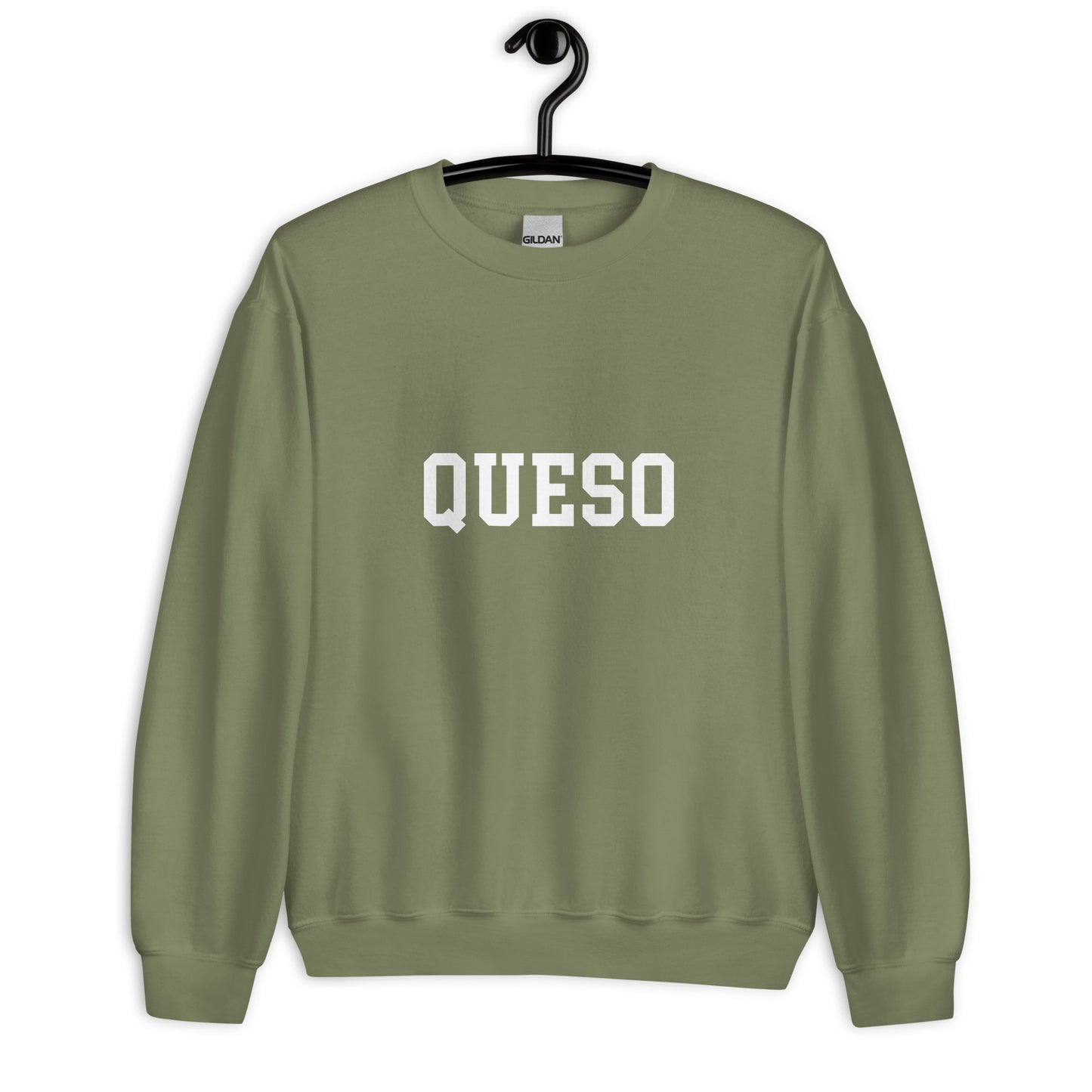 Queso Sweatshirt - Straight Font