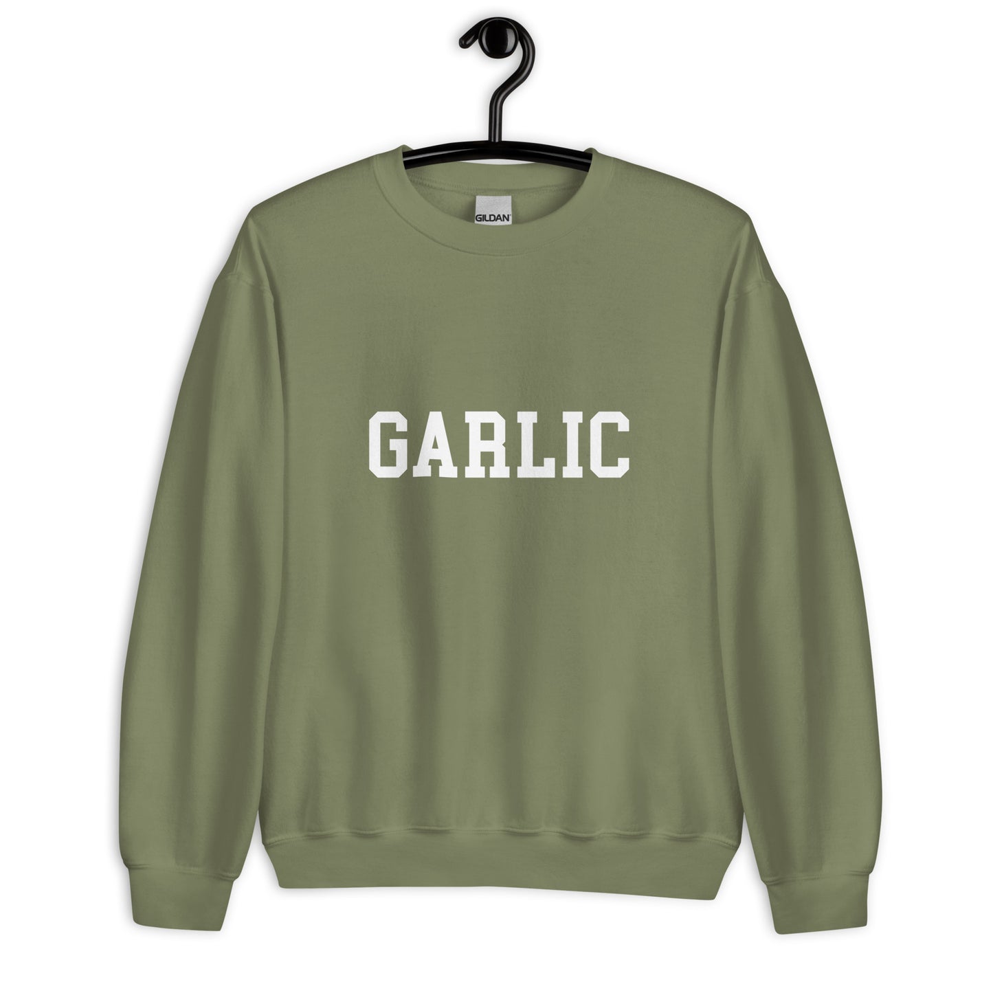 Garlic Sweatshirt - Straight Font