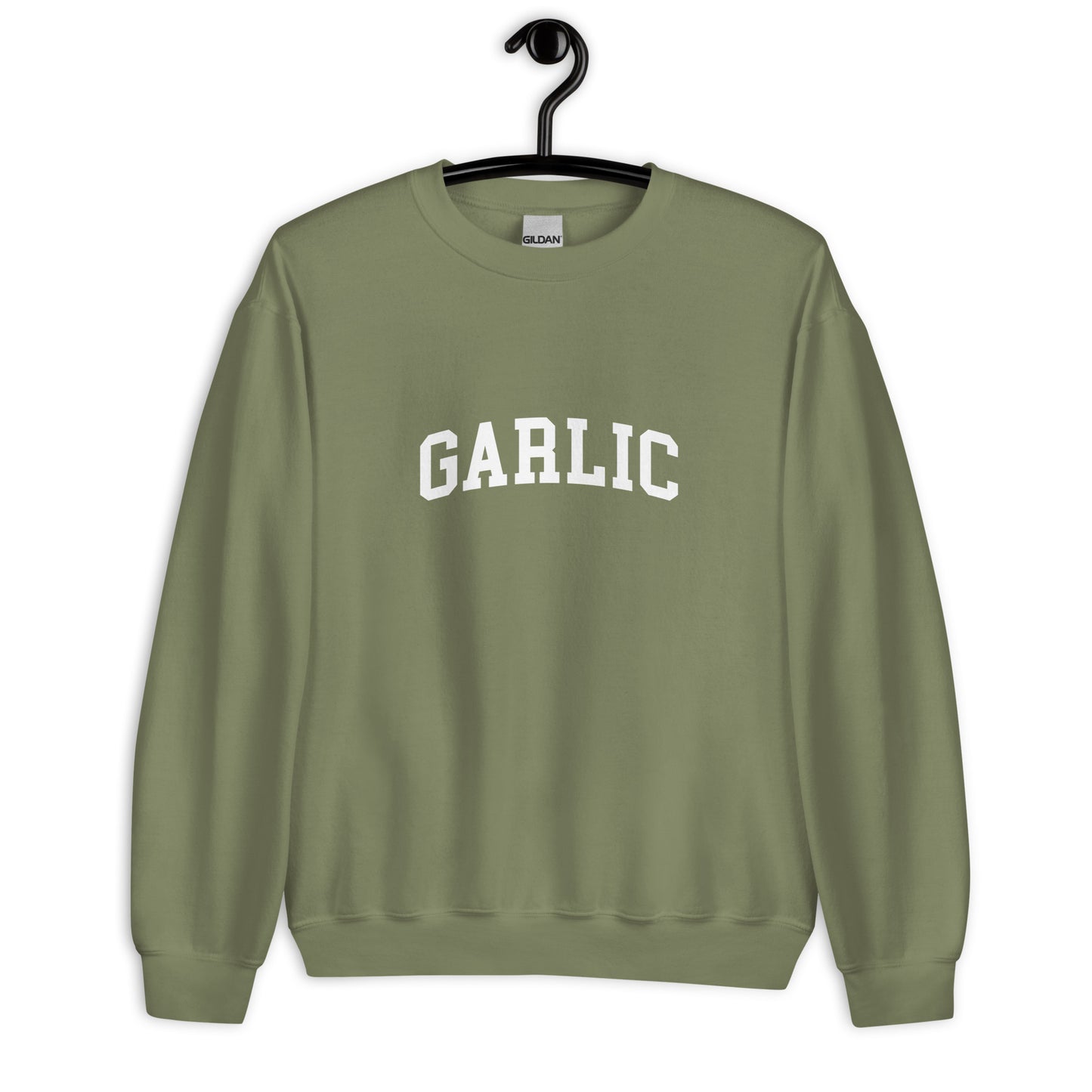 Garlic Sweatshirt - Arched Font