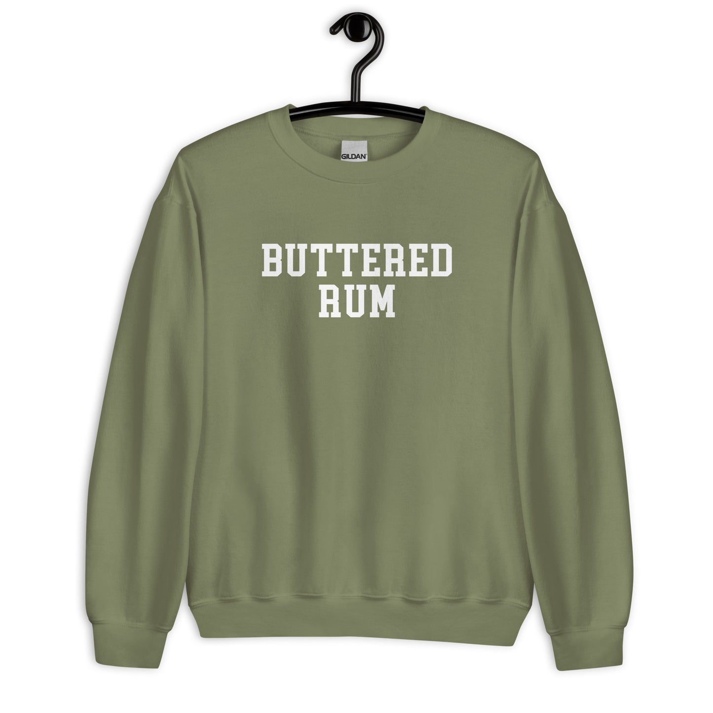 Buttered Rum Sweatshirt - Straight Font