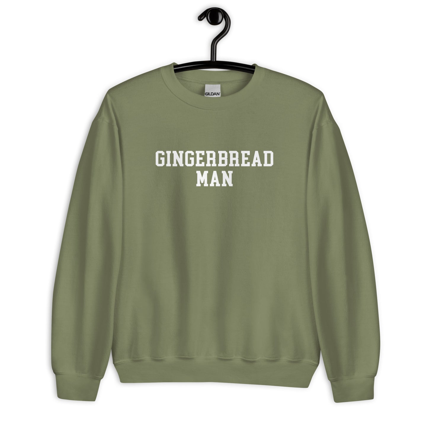 Gingerbread Man Sweatshirt - Straight Font