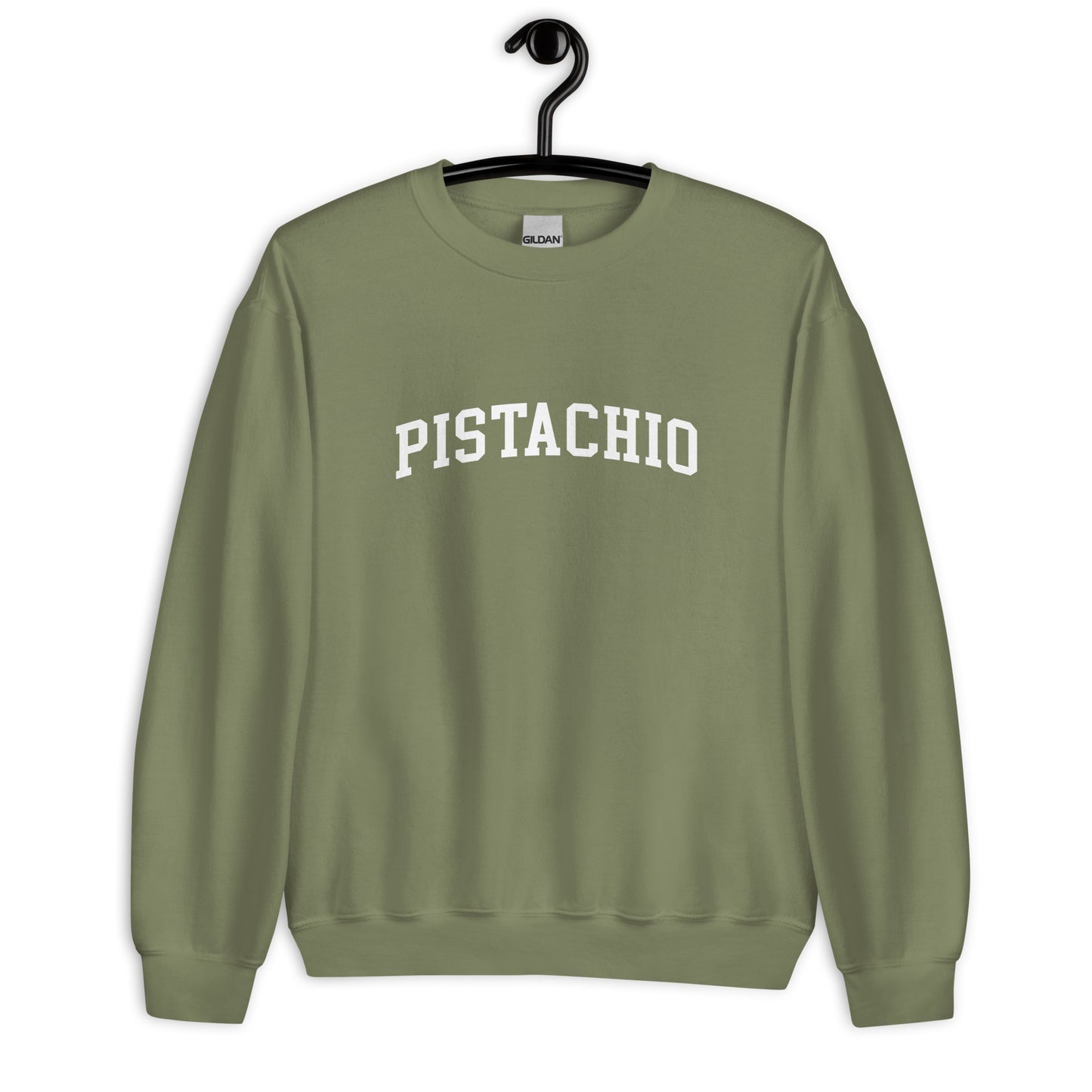 Pistachio Sweatshirt - Arched Font