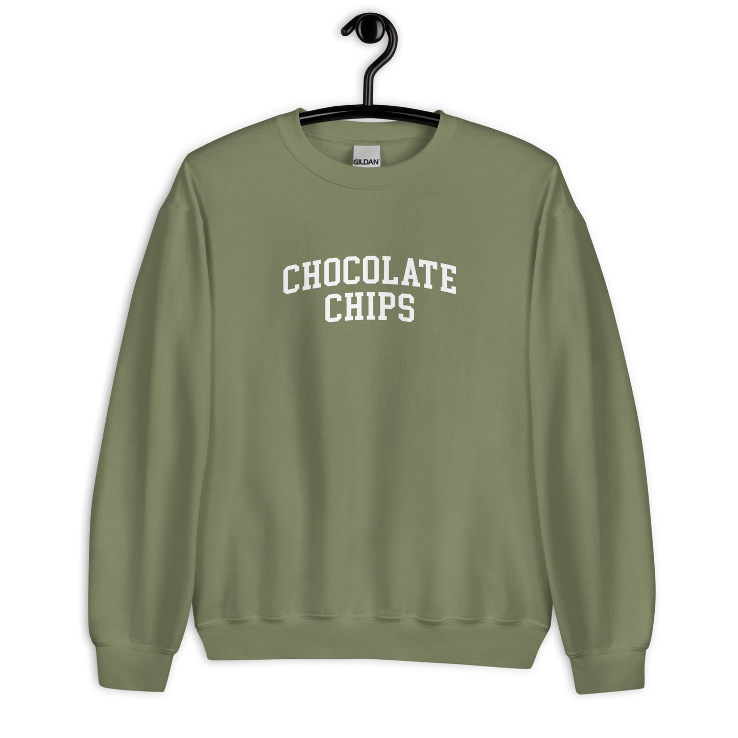 Chocolate Chips Sweatshirt - Arched Font