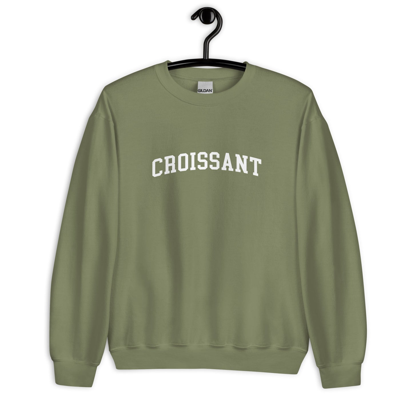 Croissant Sweatshirt - Arched Font