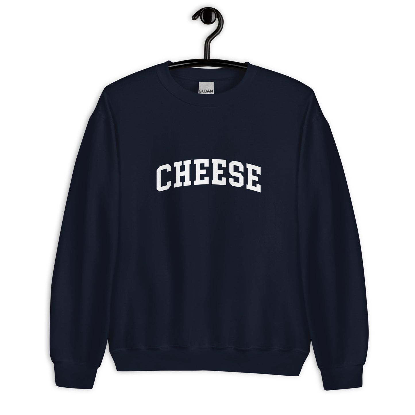 Cheese Sweatshirt - Arched Font