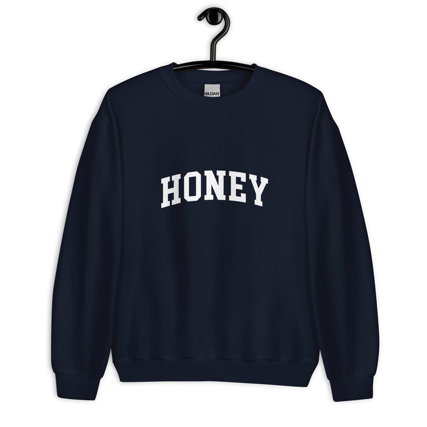 Honey Sweatshirt - Arched Font