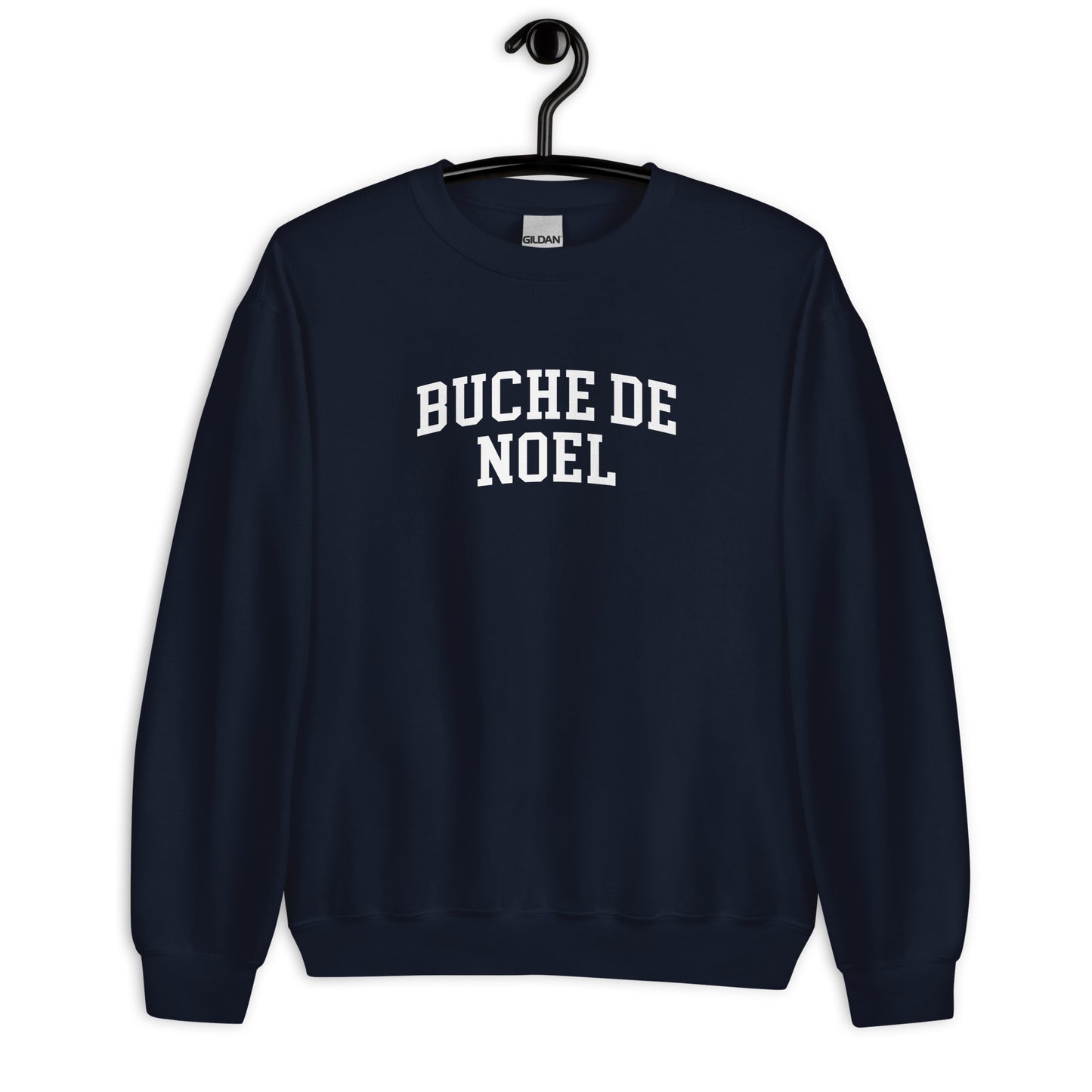 Buche De Noel Sweatshirt - Arched Font