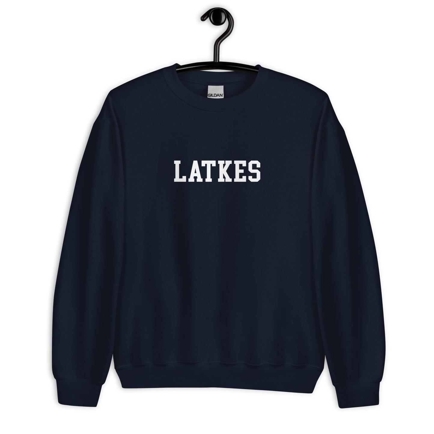 Latkes Sweatshirt - Straight Font