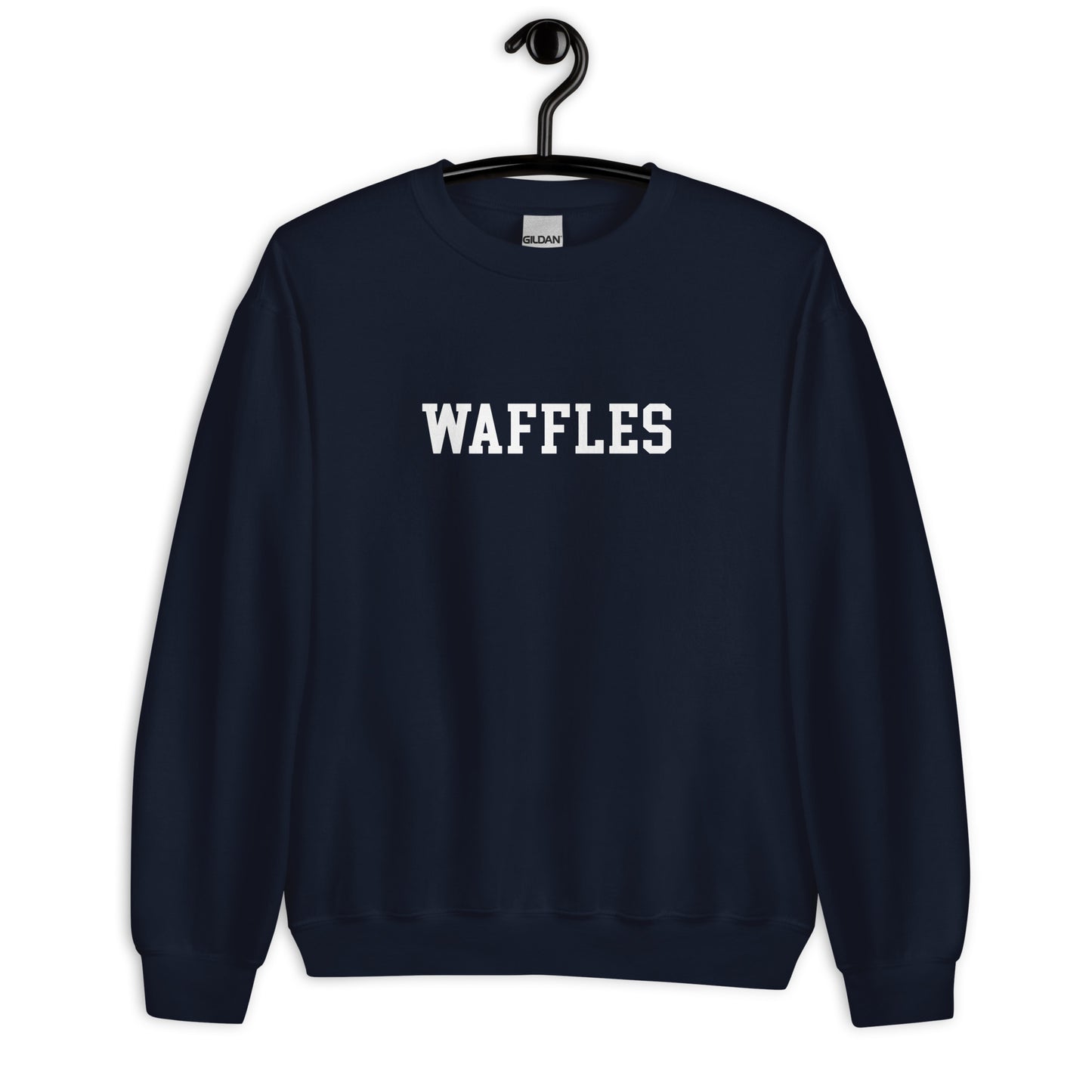 Waffles Sweatshirt - Straight Font