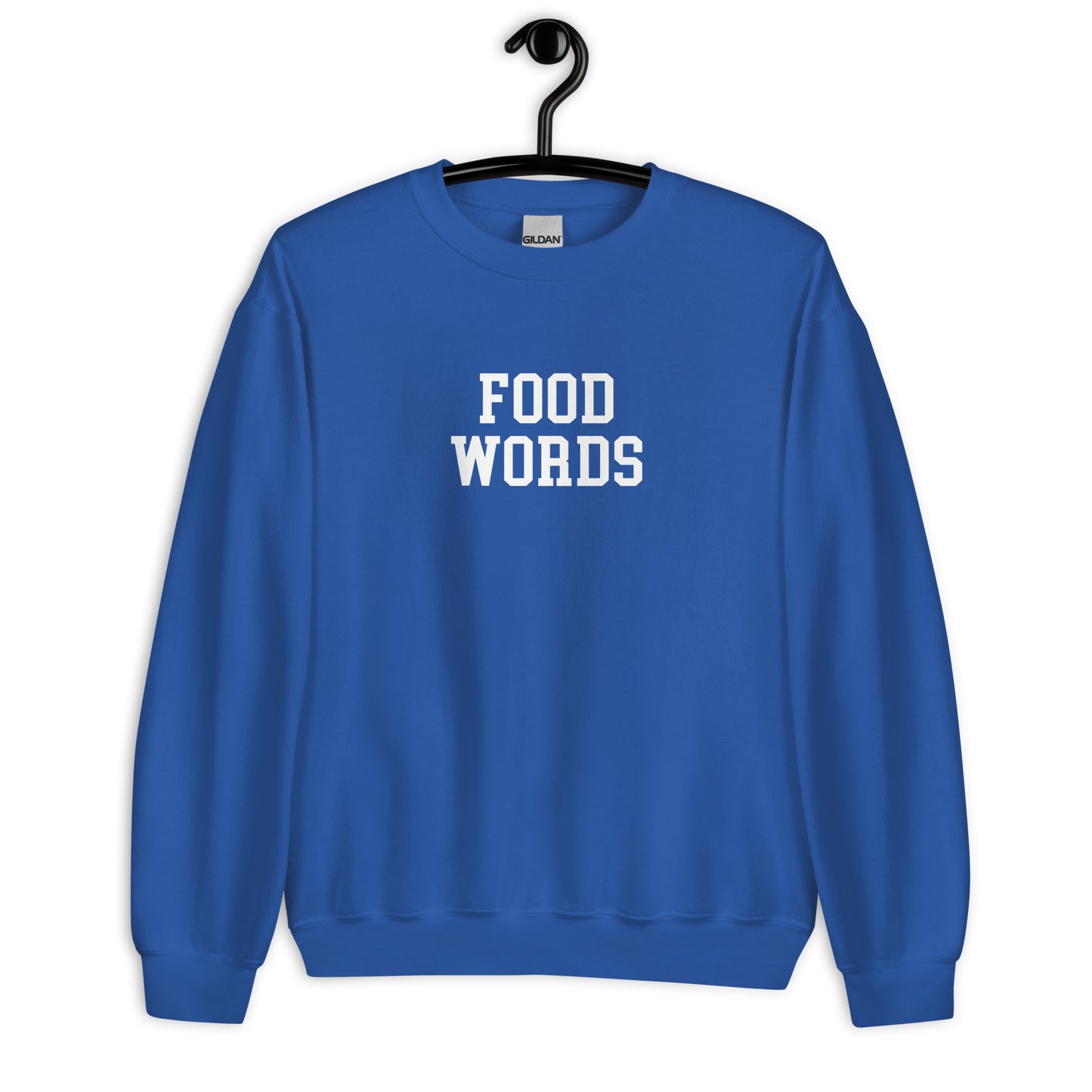 Food Words Sweatshirt - Straight Font