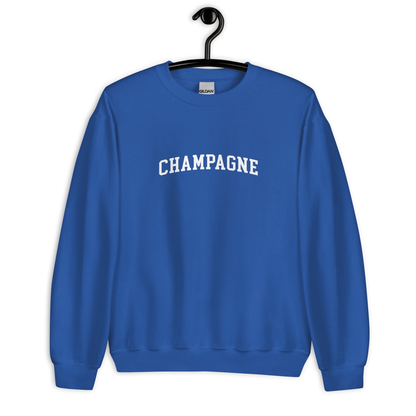 Champagne Sweatshirt - Arched Font