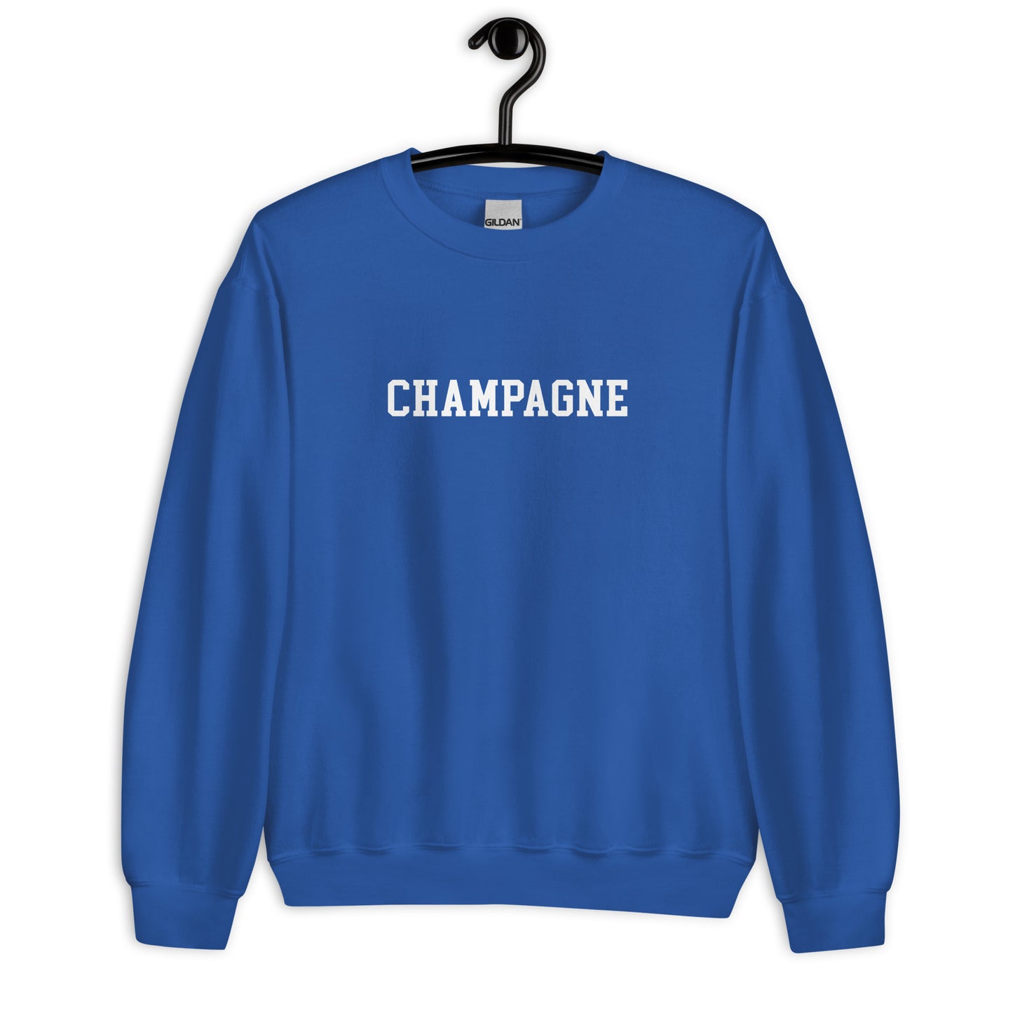 Champagne Sweatshirt - Arched Font