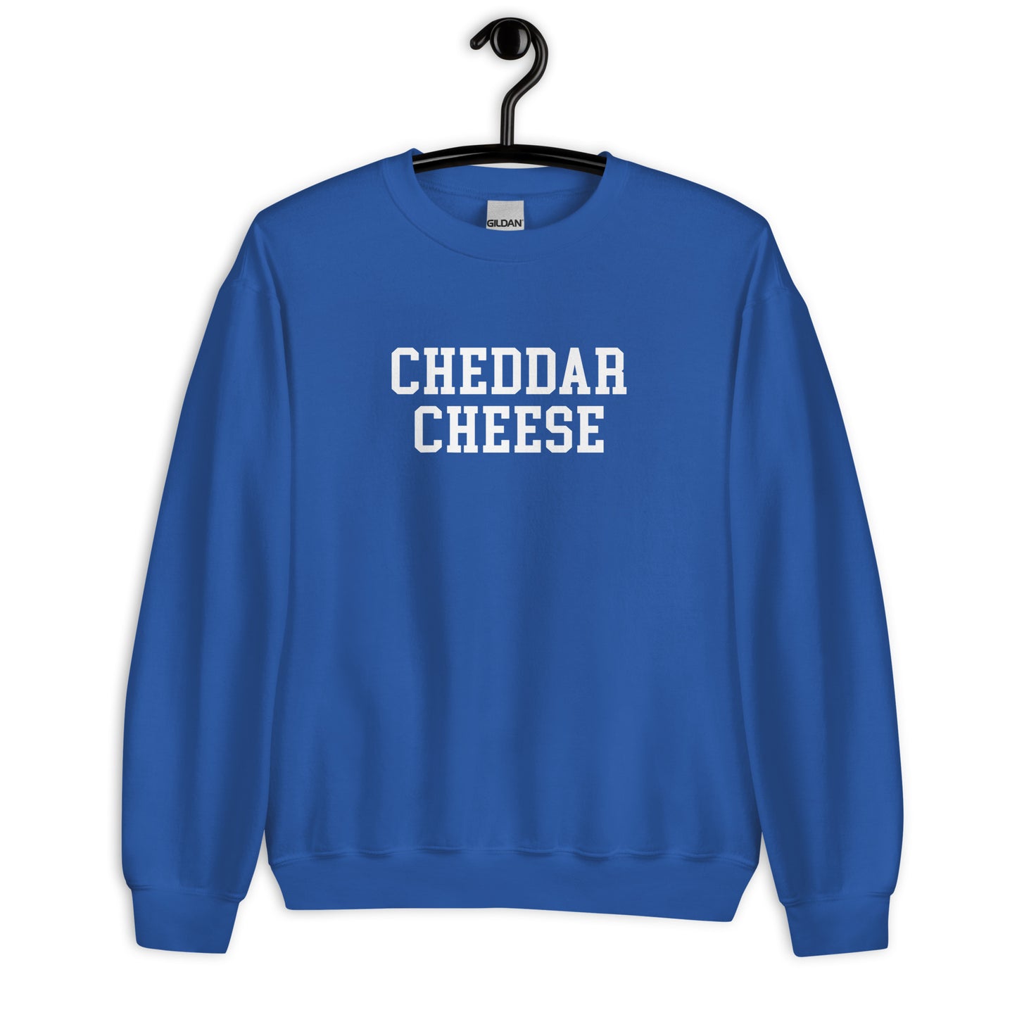 Cheddar Cheese Sweatshirt - Straight Font
