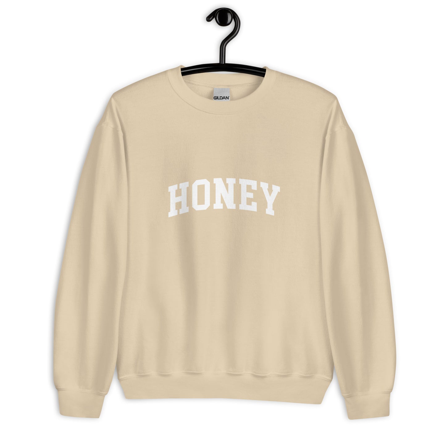 Honey Sweatshirt - Arched Font
