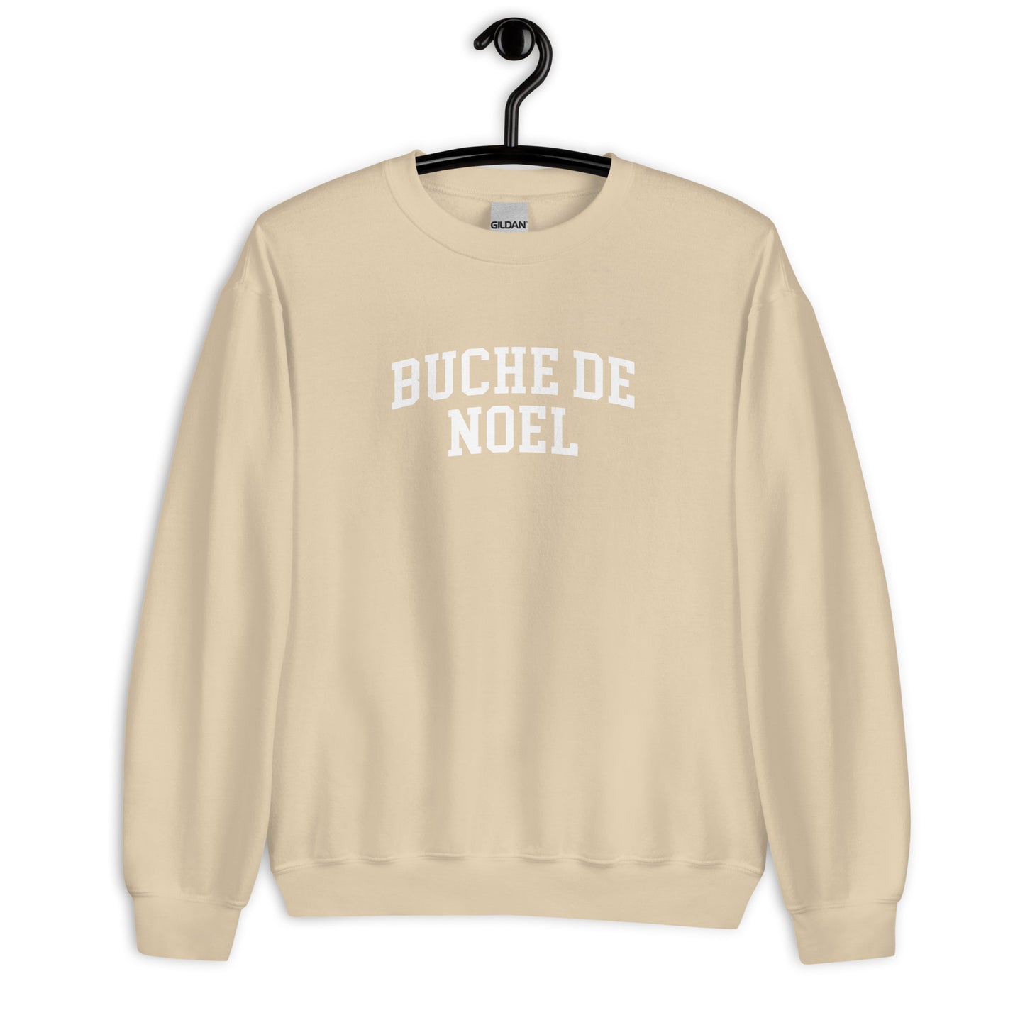 Buche De Noel Sweatshirt - Arched Font