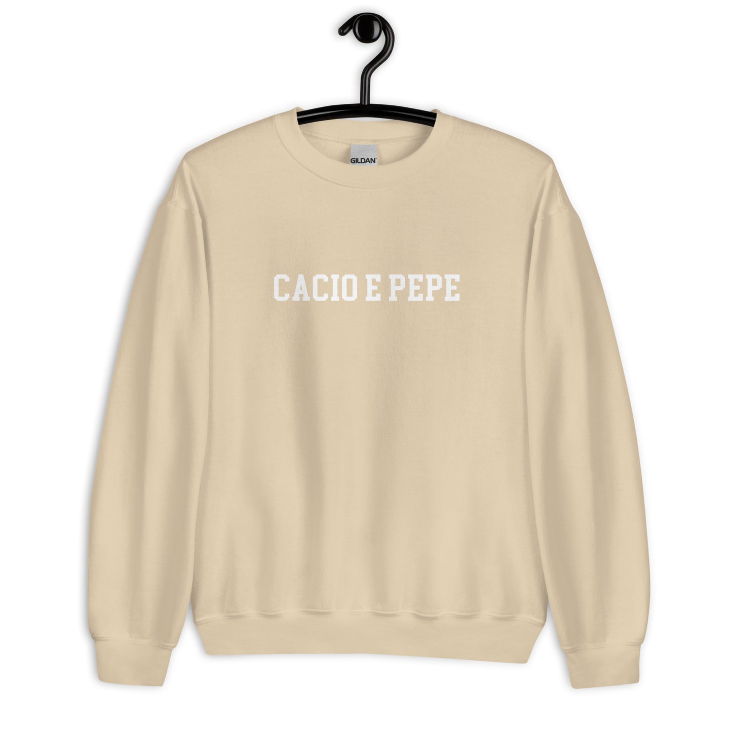 Cacio E Pepe Sweatshirt - Straight Font