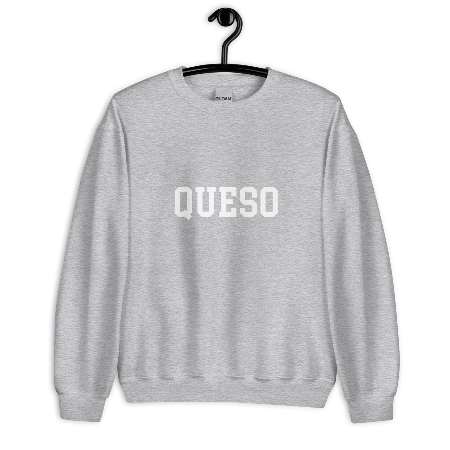Queso Sweatshirt - Straight Font