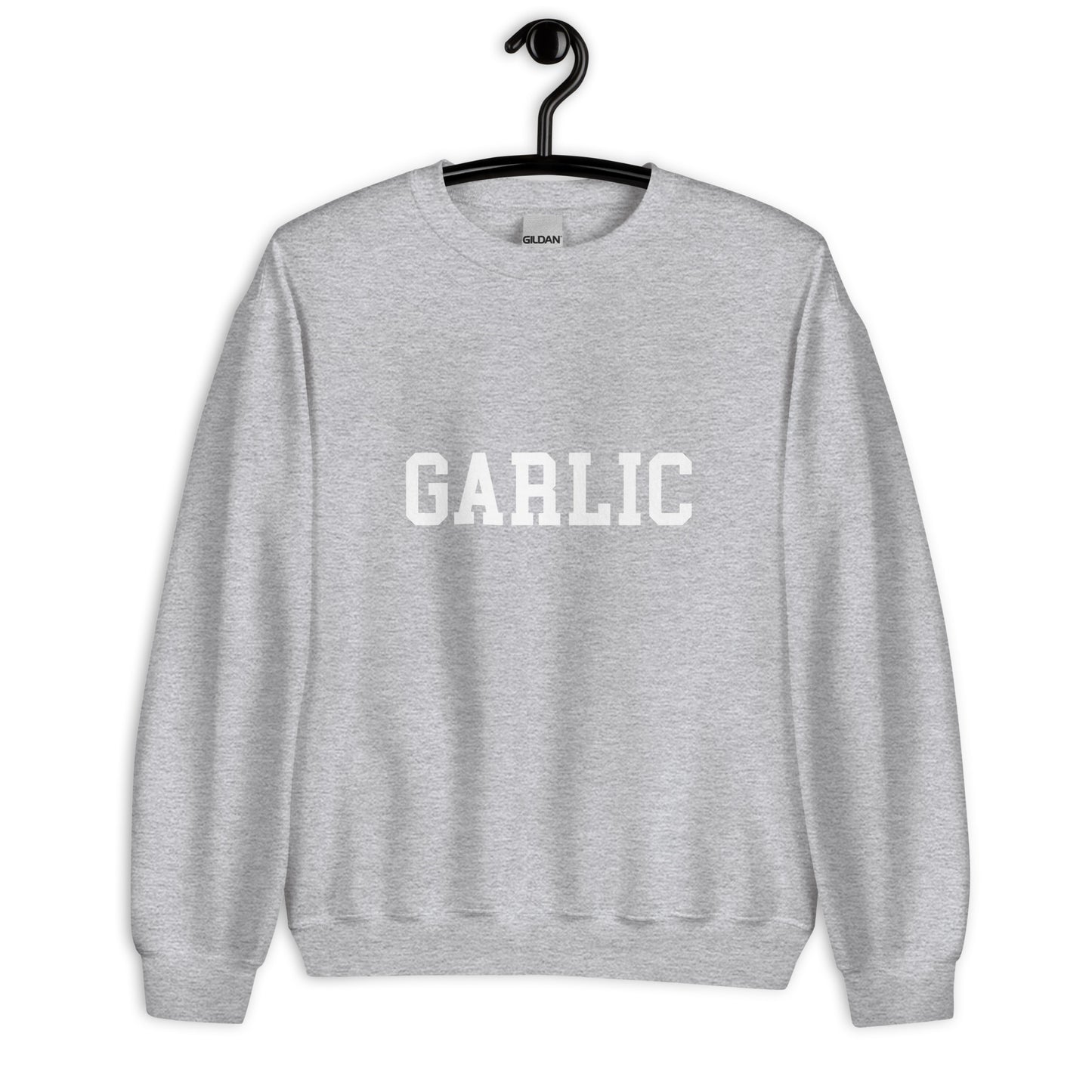 Garlic Sweatshirt - Straight Font