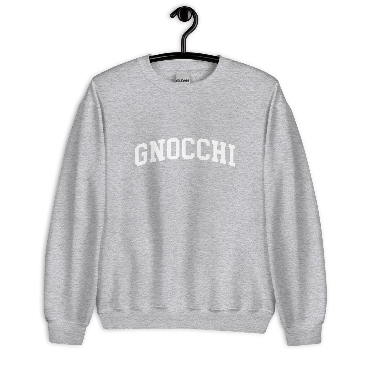 Gnocchi Sweatshirt - Arched Font