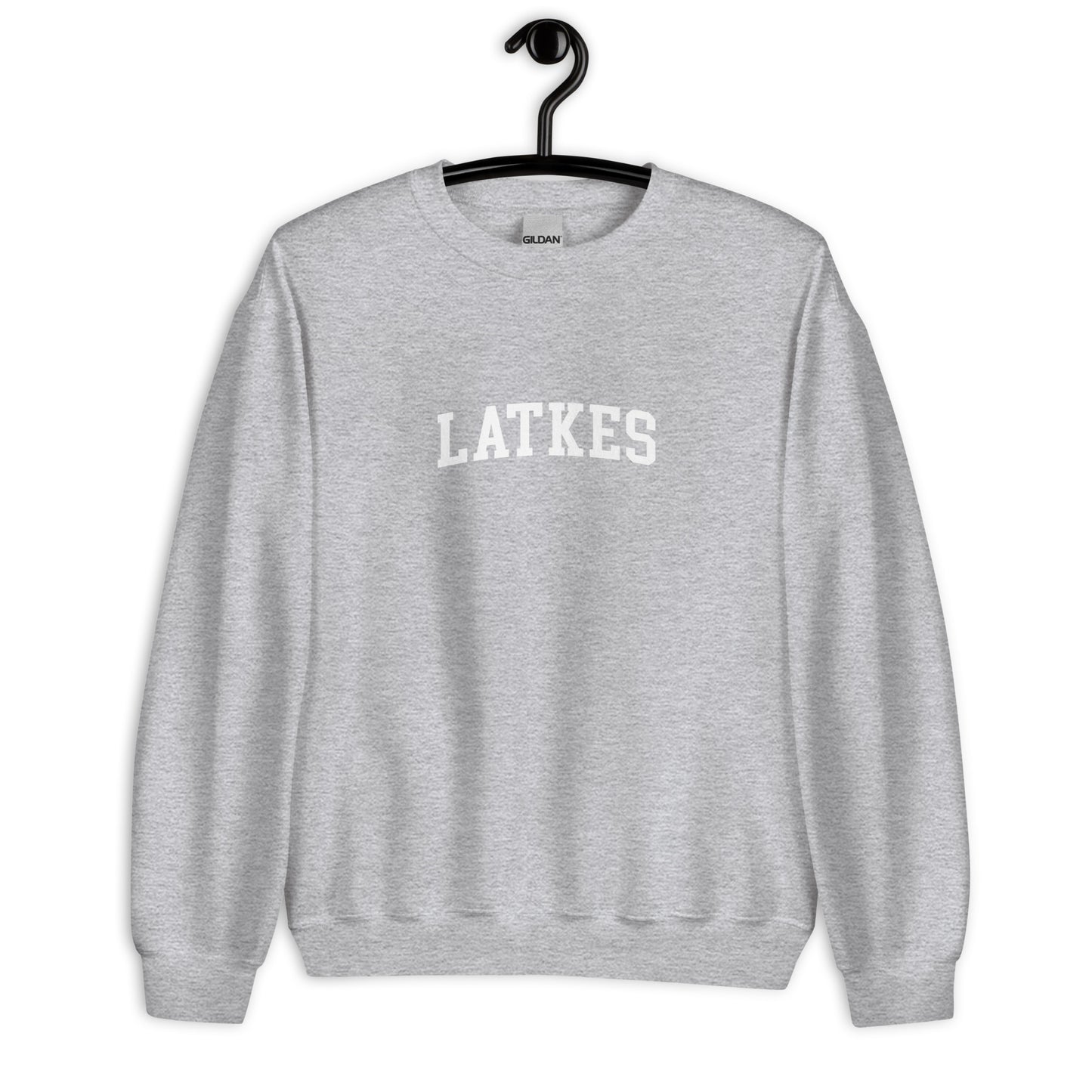 Latkes Sweatshirt - Arched Font