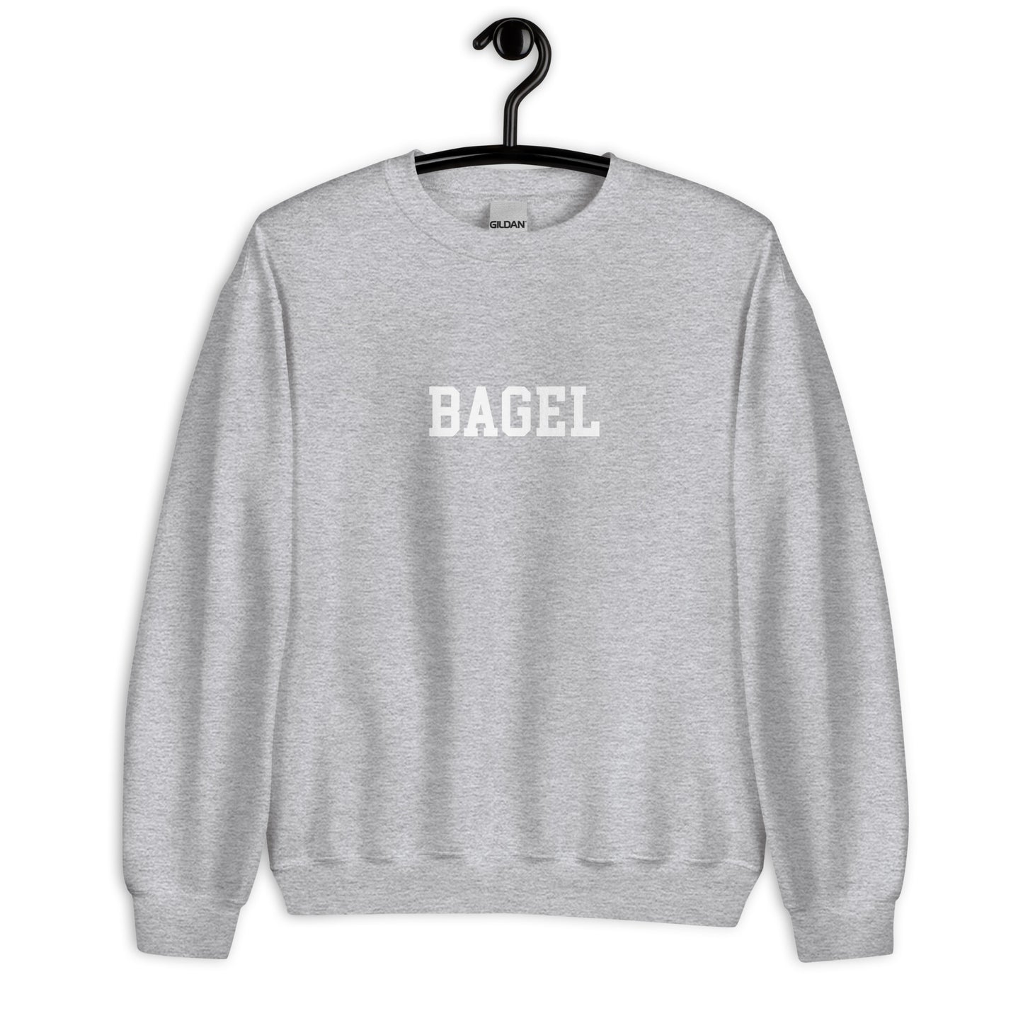 Bagel Sweatshirt - Straight Font