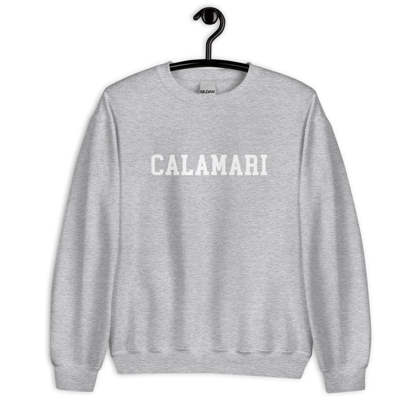 Calamari Sweatshirt - Straight Font
