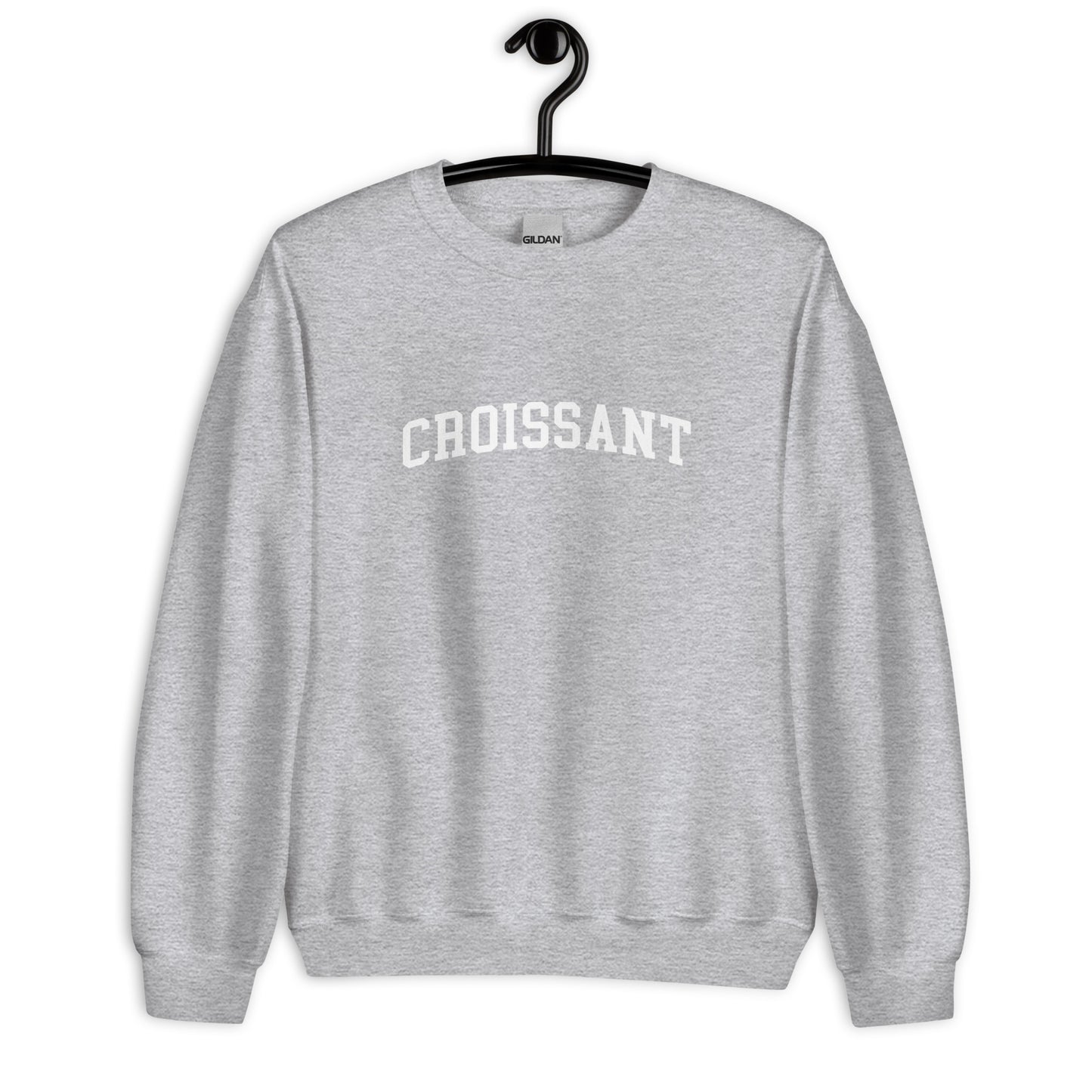 Croissant Sweatshirt - Arched Font