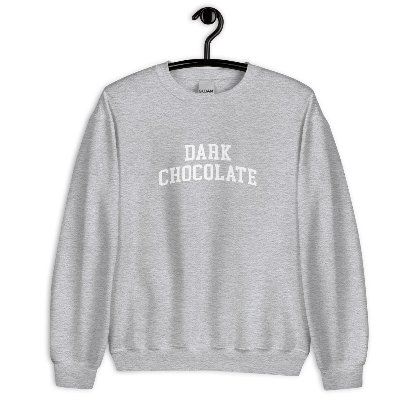 Dark Chocolate Sweatshirt - Arched Font