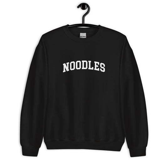 Noodles Sweatshirt - Arched Font