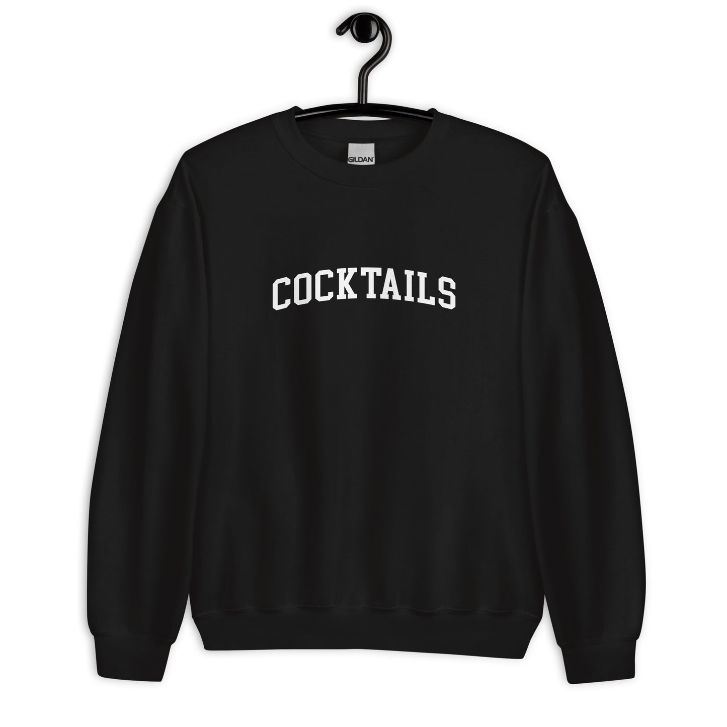 Cocktails Sweatshirt - Arched Font