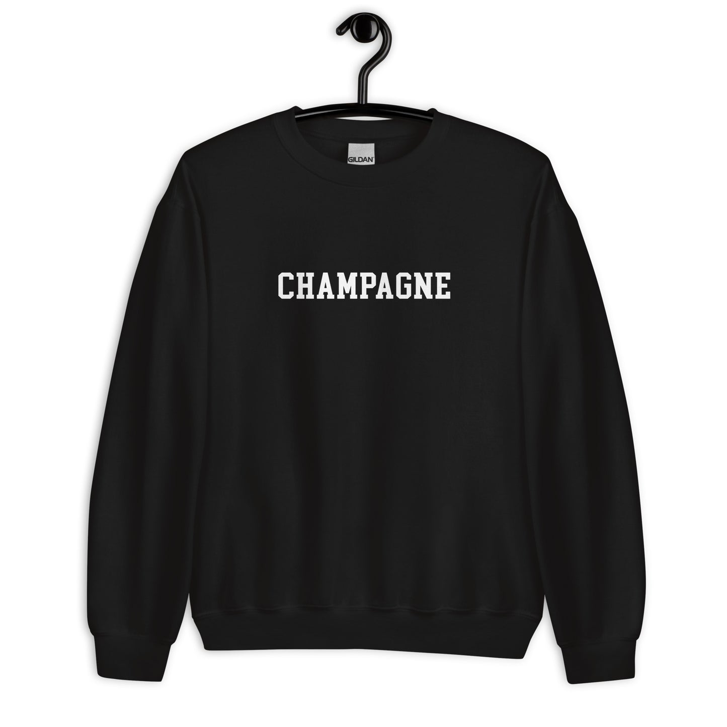Champagne Sweatshirt - Arched Font