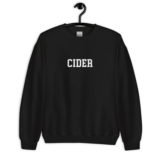 Cider Sweatshirt - Straight Font