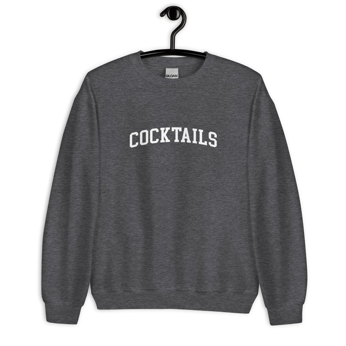 Cocktails Sweatshirt - Arched Font