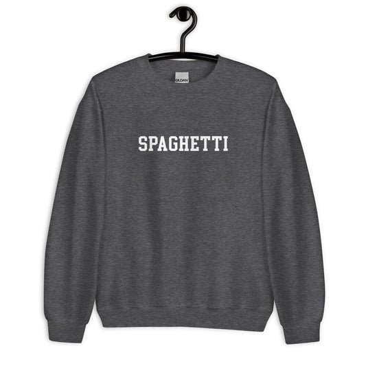 Spaghetti Sweatshirt - Straight Font