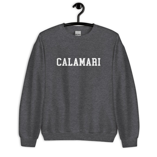 Calamari Sweatshirt - Straight Font